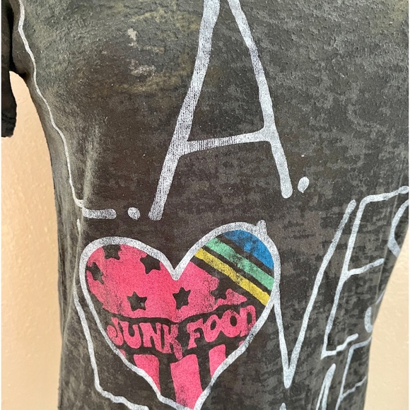 JUNK FOOD Sublimation L.A. LOVES ME Tee Shirt Size Medium - Picture 5 of 9